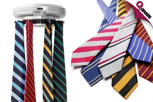 For QR99, Organize Your Ties with an Electronic, Wall-Mounted Tie Rack!